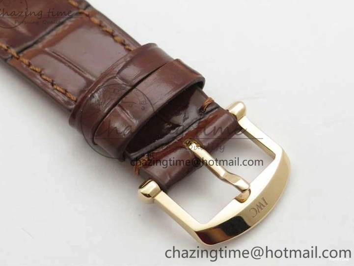 MIROTIME 1226 Portofino 37mm RG V7F 1:1 Best Edition Gray Dial on Deep Brown Leather Strap A SunProtective 7090